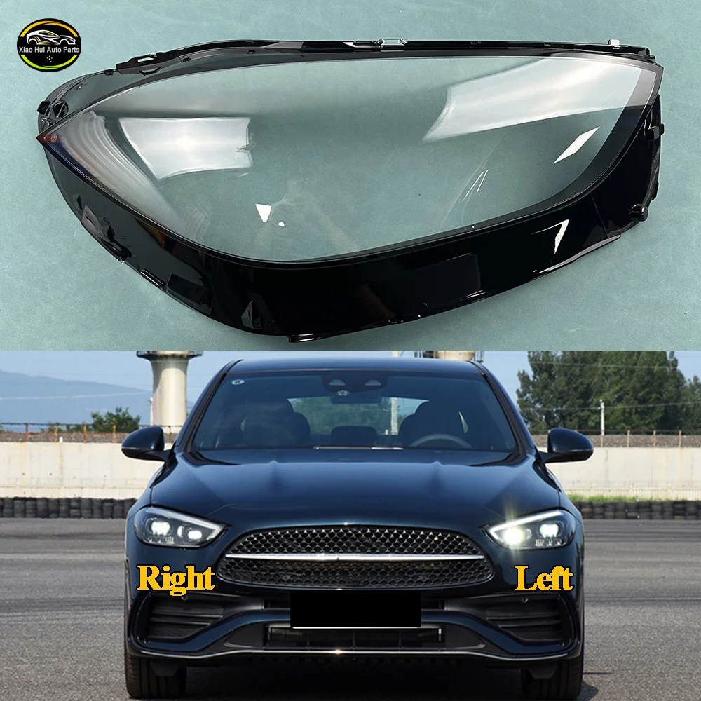 

For Mercedes-Benz C-Class W206 2021 2022 2023 2024 Car Headlight Lampshade Cover Shell Lens Automobiles Head Light Lamp Lens