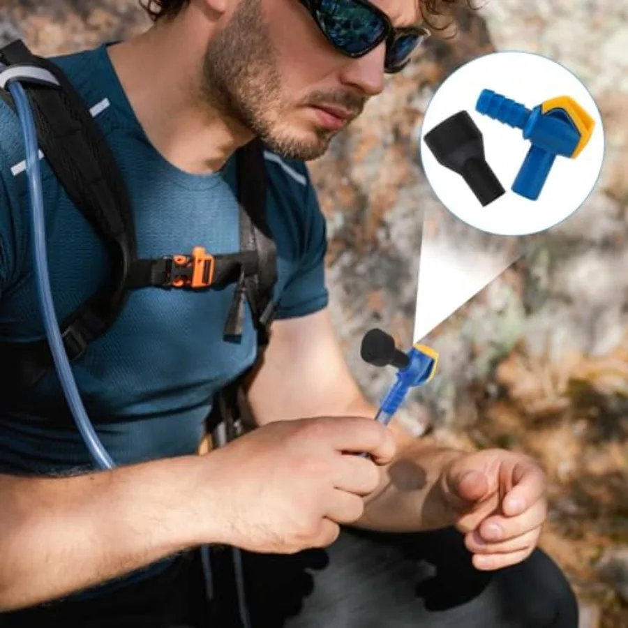 مجموعة قطع فم بديلة مكونة من 8 قطع متوافقة مع معظم شفرات المياه وحقائب الظهر المائية سهلة التركيب لقطعة الفم R #6