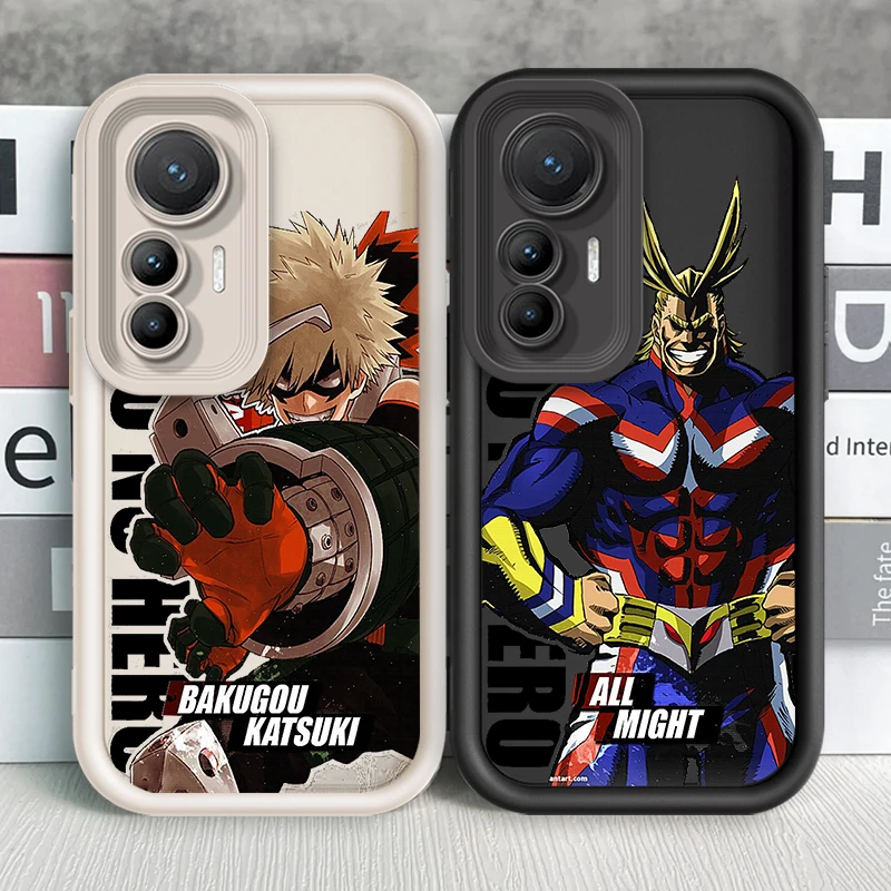 

M-My Hero Academia Anime Eye Ladder For Xiaomi MI 14 12T 11 Lite Poco M3 X5 X4 F5 F4 F3 F2 GT Pro 5G Cover Phone Case