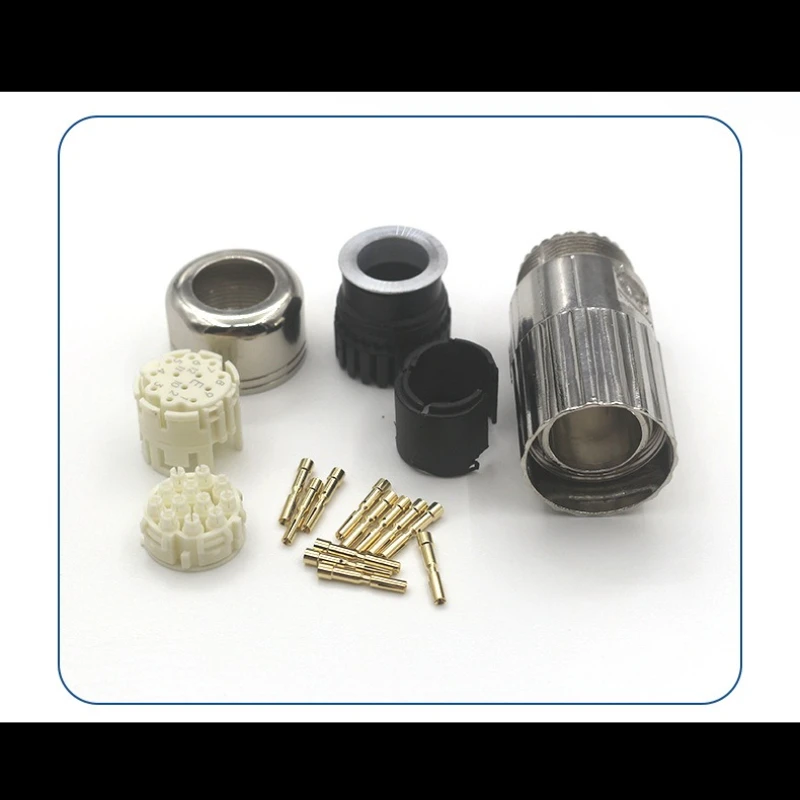 M23 12/17-poliger Luftfahrt-Stecker – wasserdichter Encoderstecker für Servomotoren (ASTA S120)