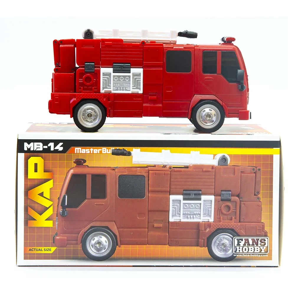 In-voorraad MB-14 MB14 Kap G1 FH Flame Destroyer Tweede Editie Action Figure Verjaardagscadeau Collectible Toy