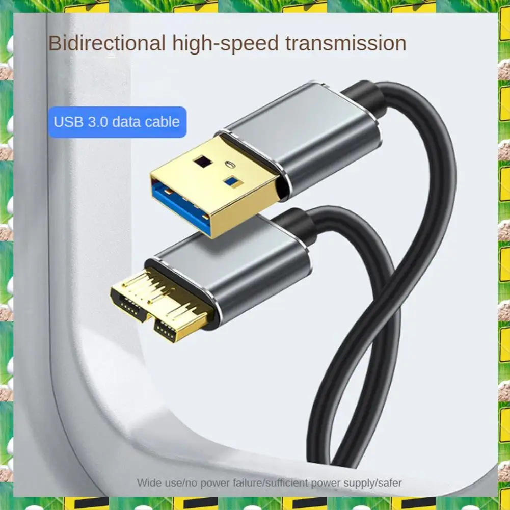3C Electron Hard Drive External Cable USB Micro-B HDD Cable Micro-B Data Cable SSD Sata Cable For Hard Disk Micro-B USB3.0,Hard