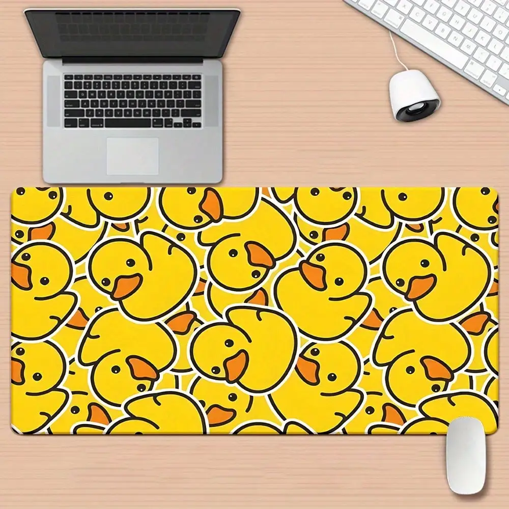Ying Mouse Pad Desk Pad Computer Pad 2D Flat XXL XL L Super Big Large Gaming Mouse Pad, Large Gaming Mouse Pad With Watercolor Green Plant Design, Aesthetic Desktop Mouse Mat For Office And Gaming Use, 2D Flat