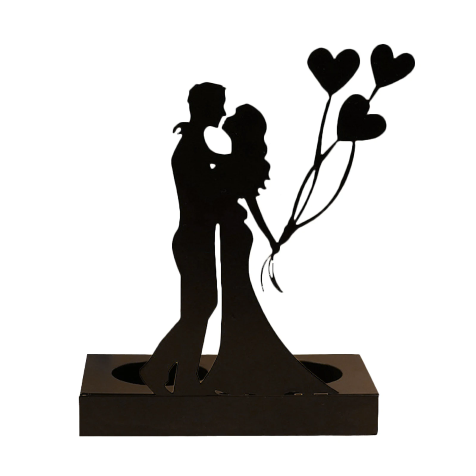 

Iron Art Candle Holder Romantic Couple Candle Statue Gifts For Couple For Wedding Anniversary