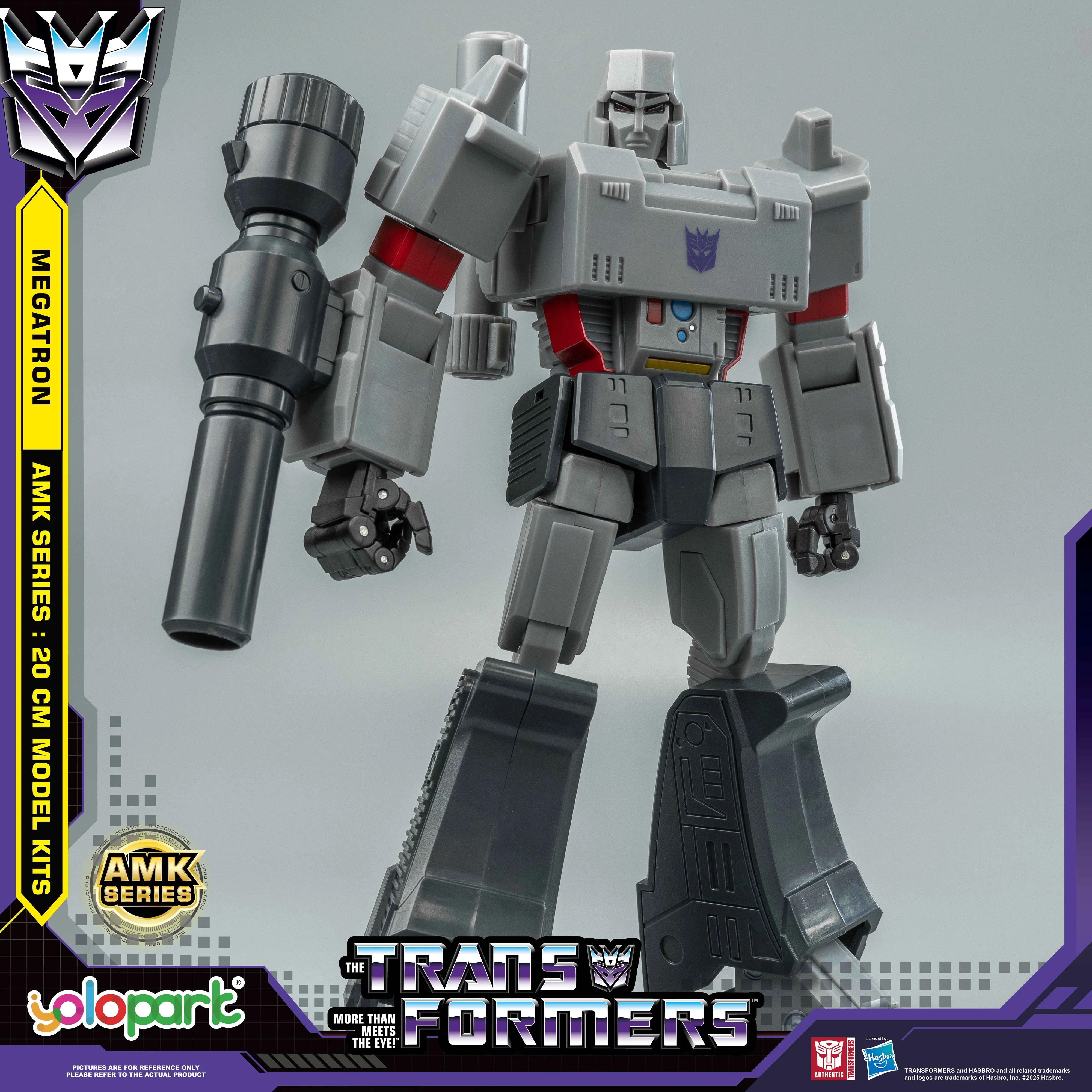 YOLOPARK TRANSFORMERS GENERATION ONE: AMK Series 20cm Megatron Figures Toy Model Kit Gift For Boy