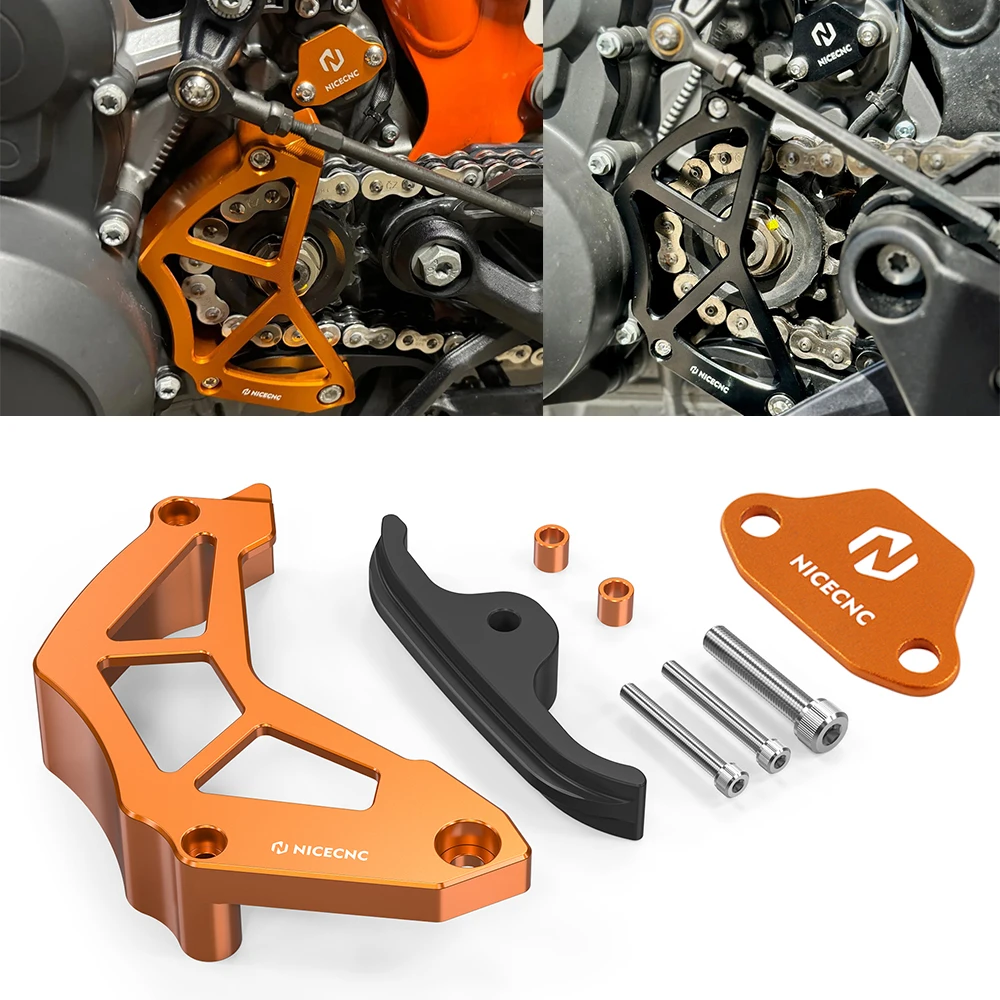 Chain Guard Cover For KTM Adventure 790 S R 2019-2023 Duke 790 890 Duke 2020-2023 Sensor Cover Front Sprocket Guard Protector 