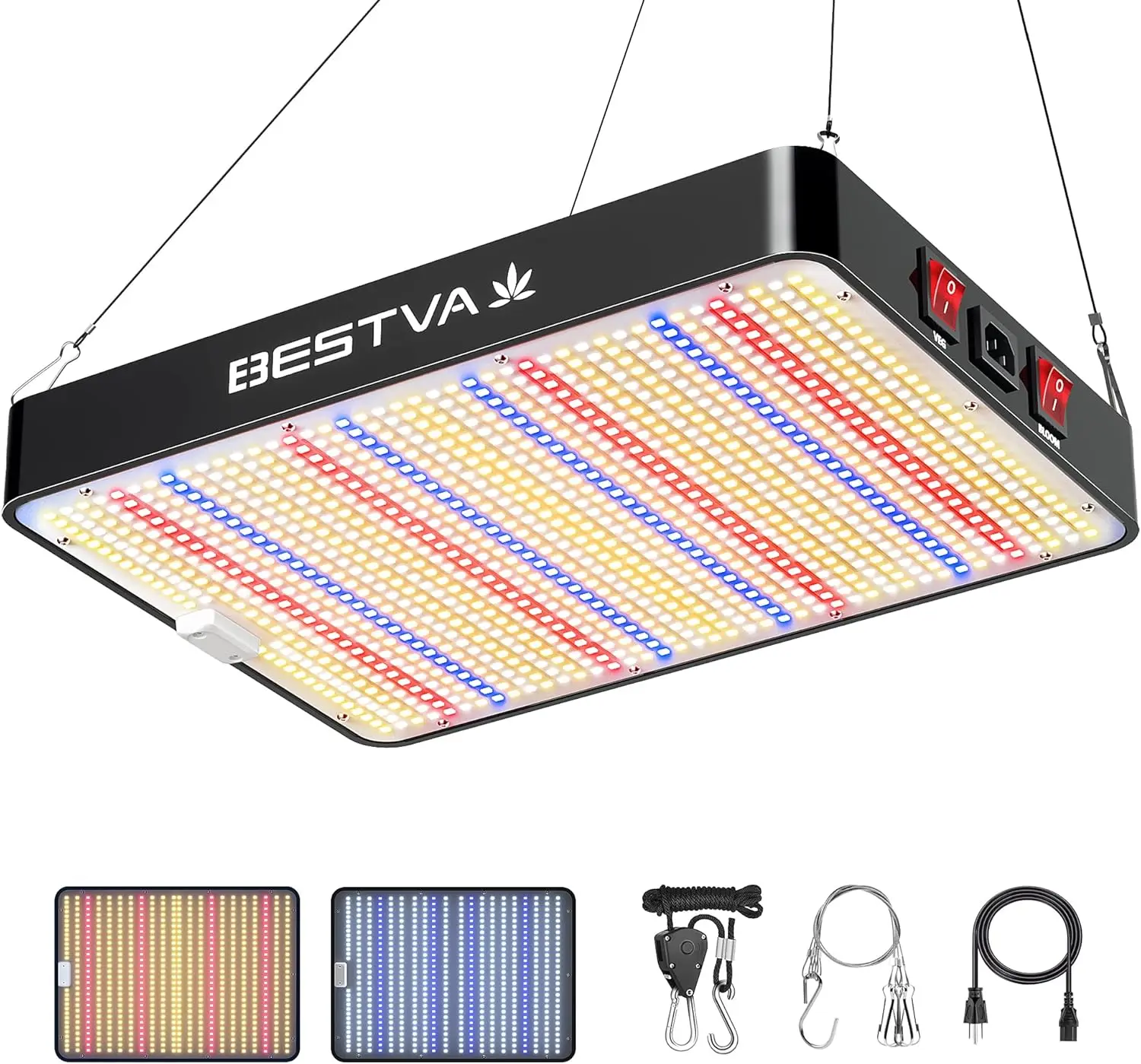 

DC2000 Led Grow Light with High Yield Diodes Full Spectrum LED Grow Lights for Indoor Plants Greenhouse Veg Bloom Light