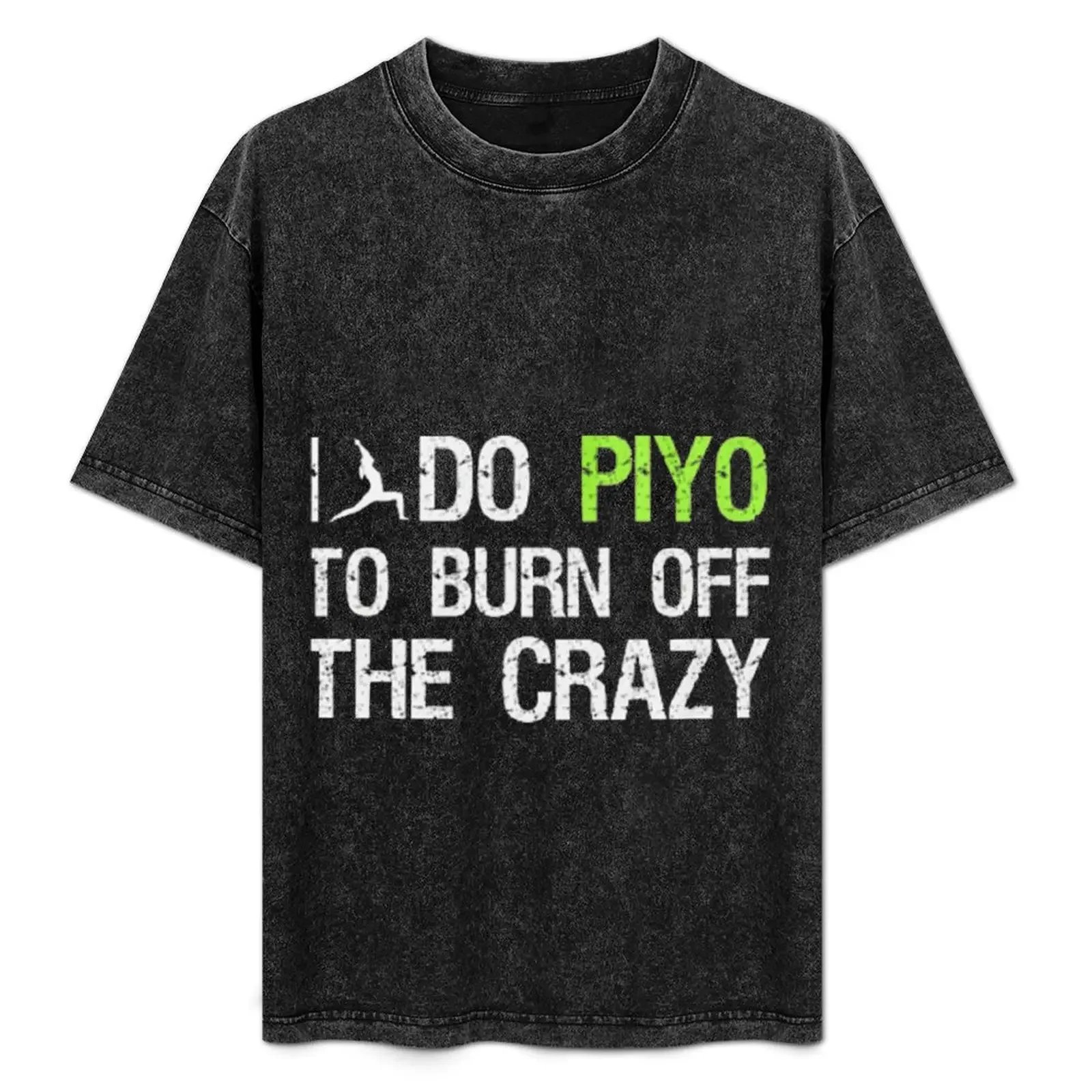 Camiseta I Do Piyo To Burn Of Crazy, camisetas gráficas con cerradura azul, camisa de anime vintage de diseñador de lujo, camisas de anime para hombres