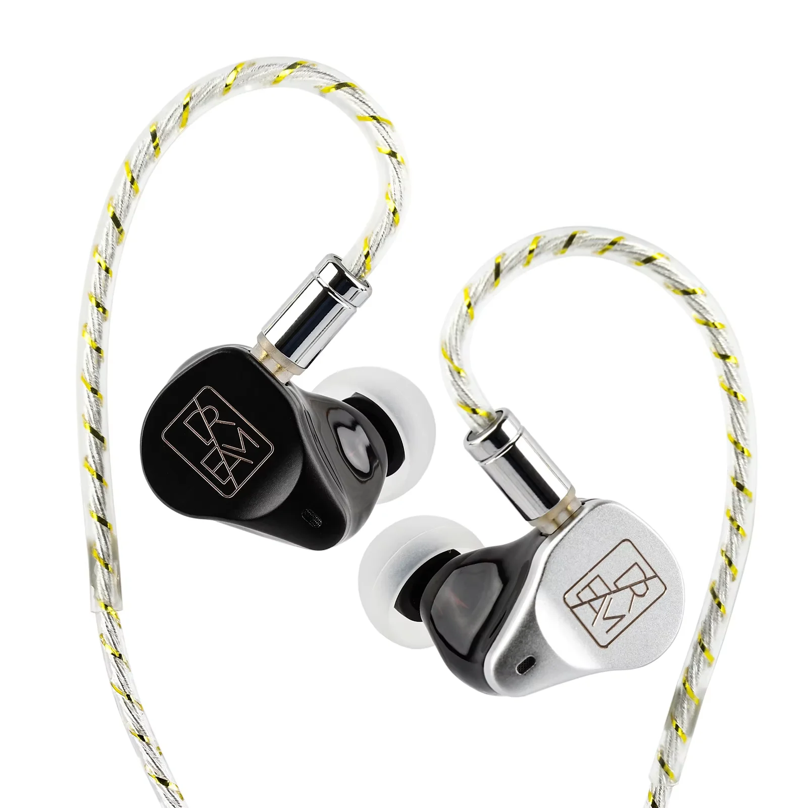 SIMGOT EM10 HiFi-oortelefoon Pre-order 1DD + 8BA + 1PZT IEMs bedrade oordopjes met Litz verzilverde koperen kabel voor audiofielen