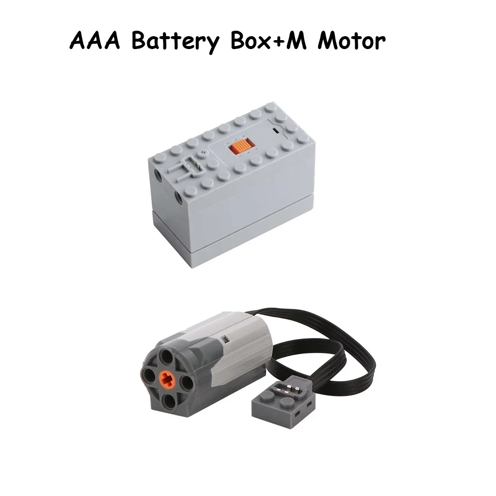 Technische Teile MOC Power Functions M L XL Servomotor 8883 88003 8882 88004 Batteriekasten 8881 88000 für Legoeds-Bausteine