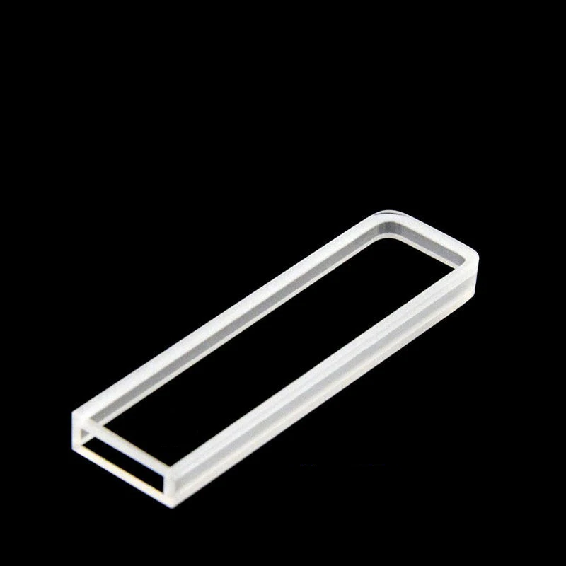 2mm quartz colorimetric dish with two channels of light - UV transparent - high transmittance