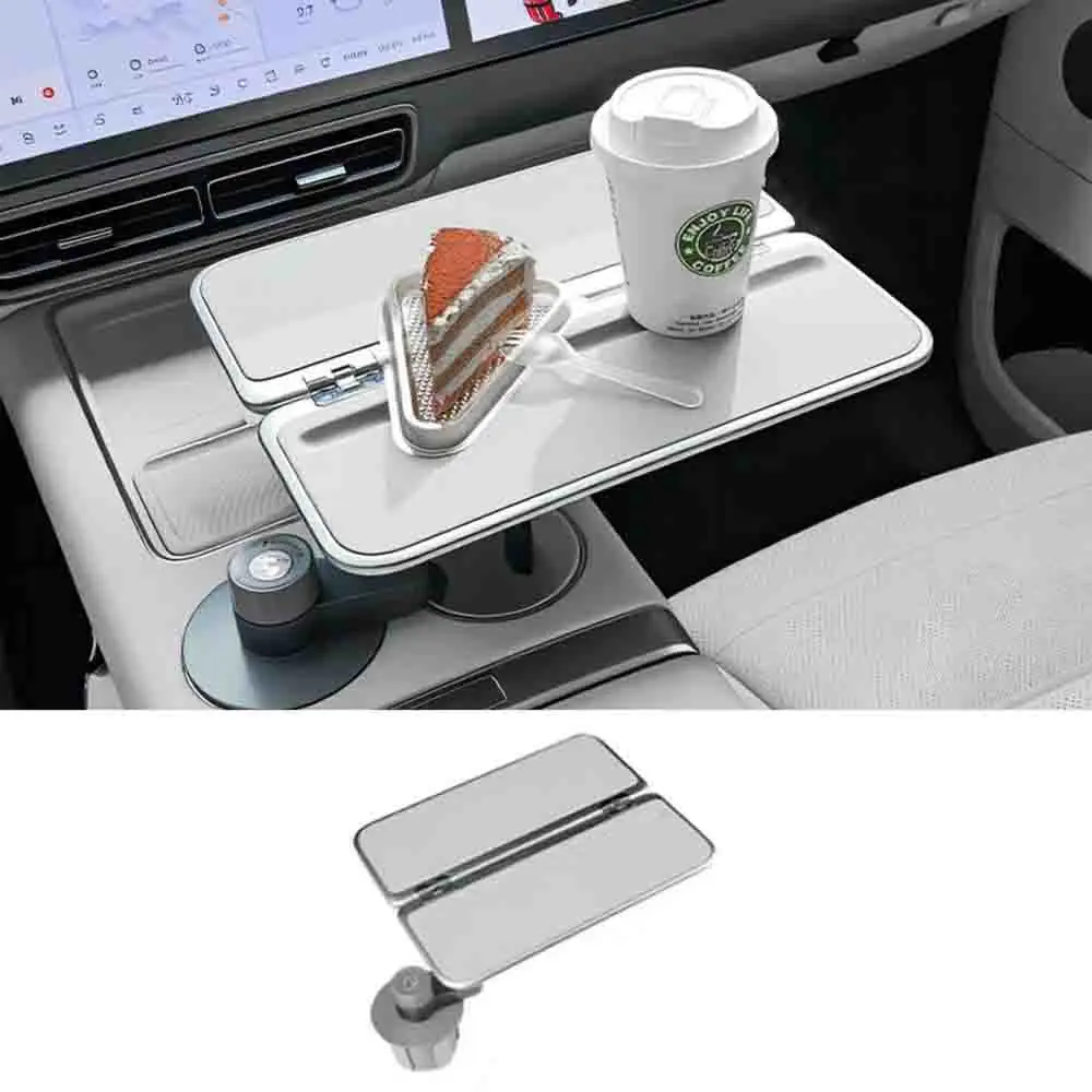 Fit For AVATAR 06 2025 2026 Car Mounted Small Table Suspended Square Folding Table Multifunctional Small Dining Table