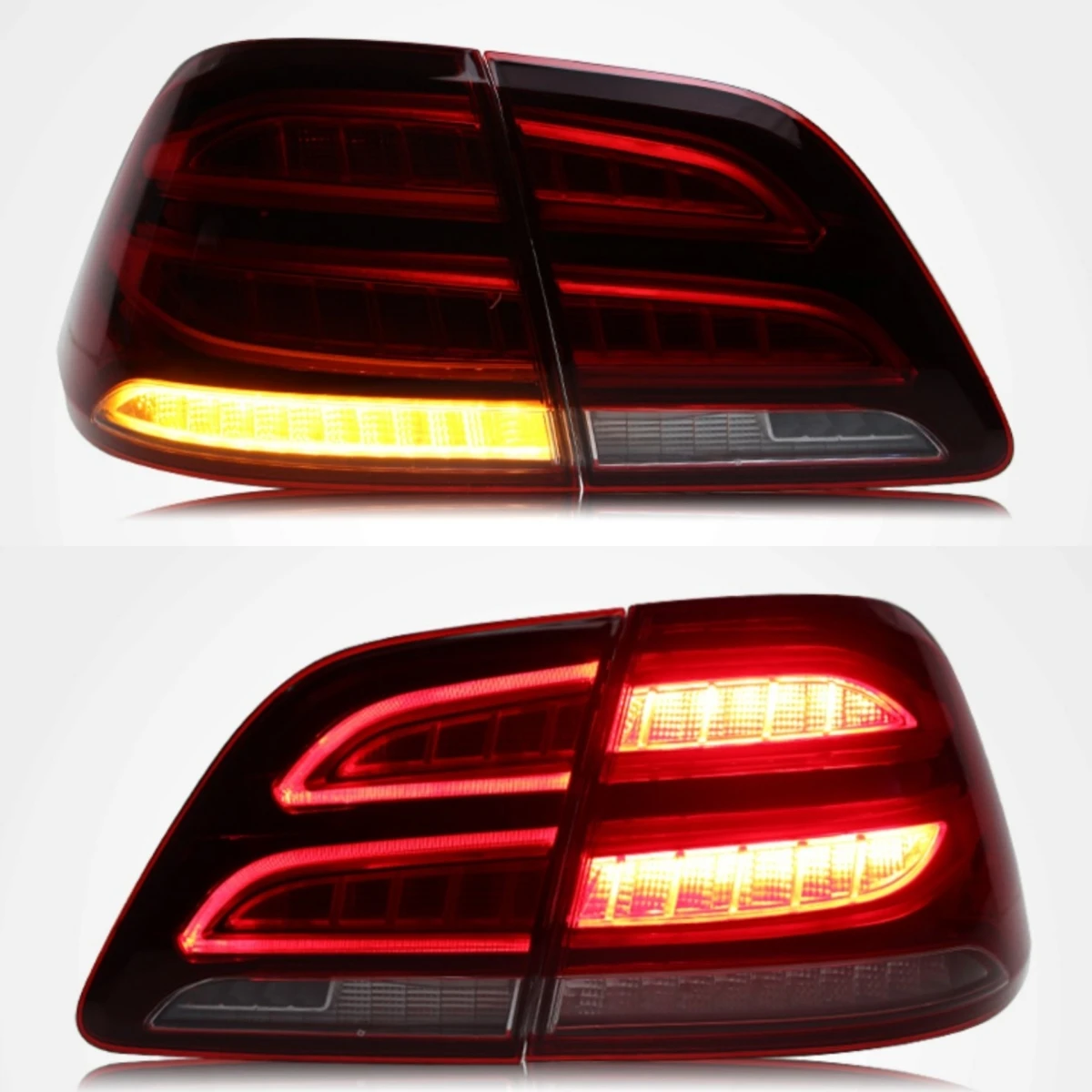 Led TailLight Assembly for Mercedes Benz M Class ML300 350 12-15 Modified to GLE New Style Brake Lamp Reverse Light Turn Signal