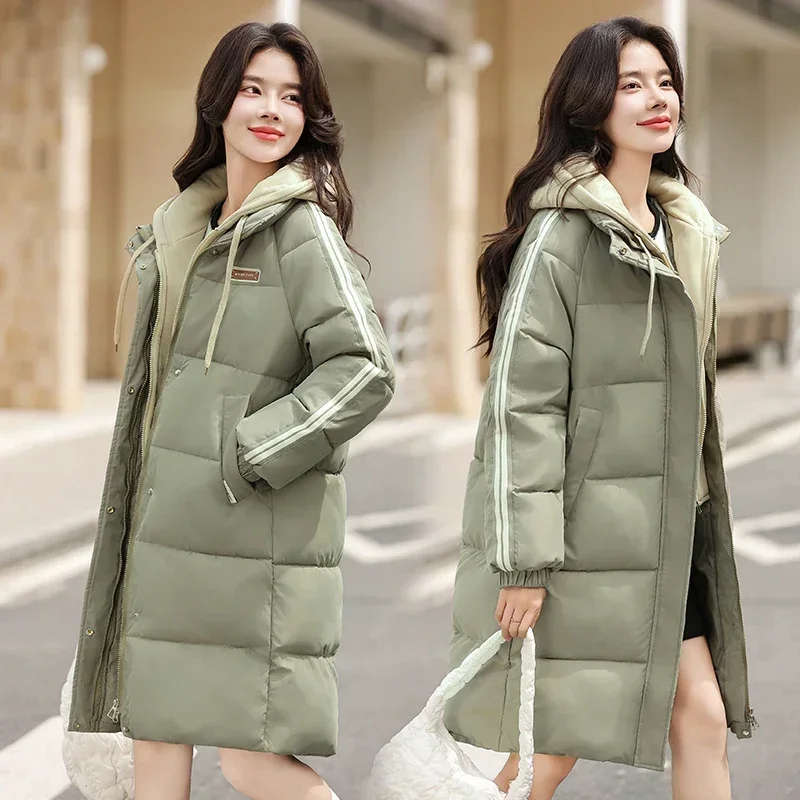 Down Cotton Jacket Women Loose Winter Thick Coat 2024 New  Clothing Ladies Parka Women Warm Coat Female Windproof Parkas Outwear