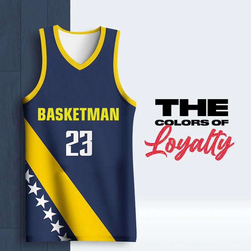 Customizable Basketball Jerseys For Men Sublimation Printed Team Name Number Logo Sleeveless Shirts Sports Training Tracksuits