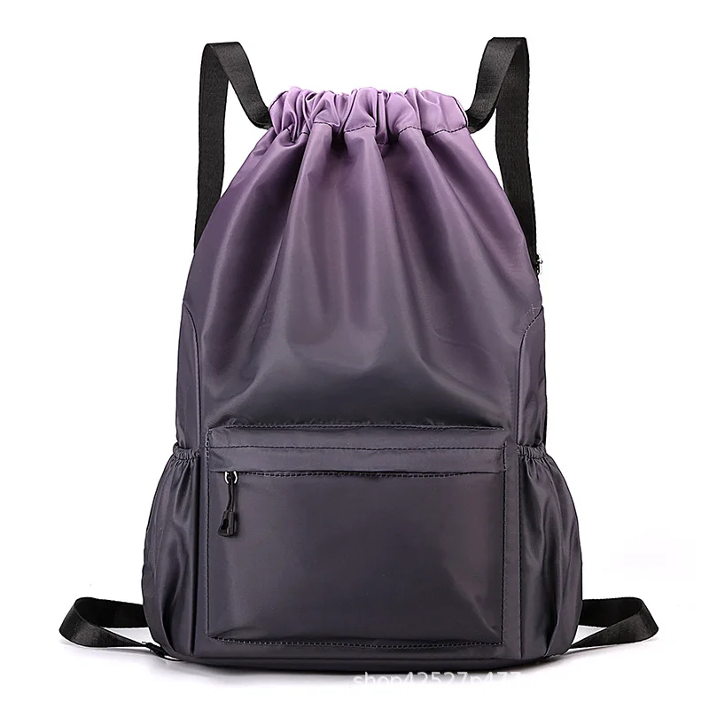 

Легкая баскетбольная сумка на шнурке, водонепроницаемая сумка для фитнеса, дорожный спортивный рюкзак