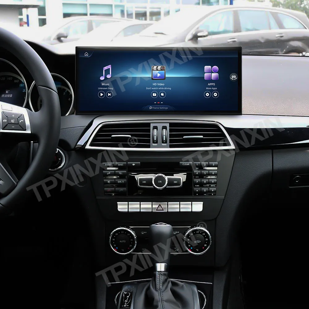 

15.8 " For Mercedes Benz C Class W204 2011-2014 HD Screen Qualcomm Car Radio CarPlay Android 14 GPS Multimedia Player Heat Unit