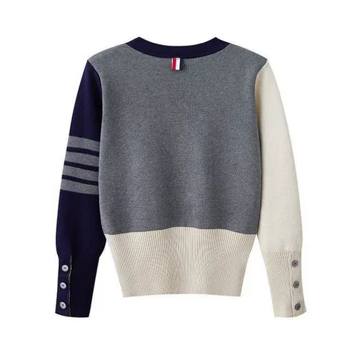 여성용 니트 스웨터 루즈핏 높은 목 니트 오프숄더 루즈핏 여성용 느긋한 스타일 니트 스웨터 니트 코트 니트 스웨터 