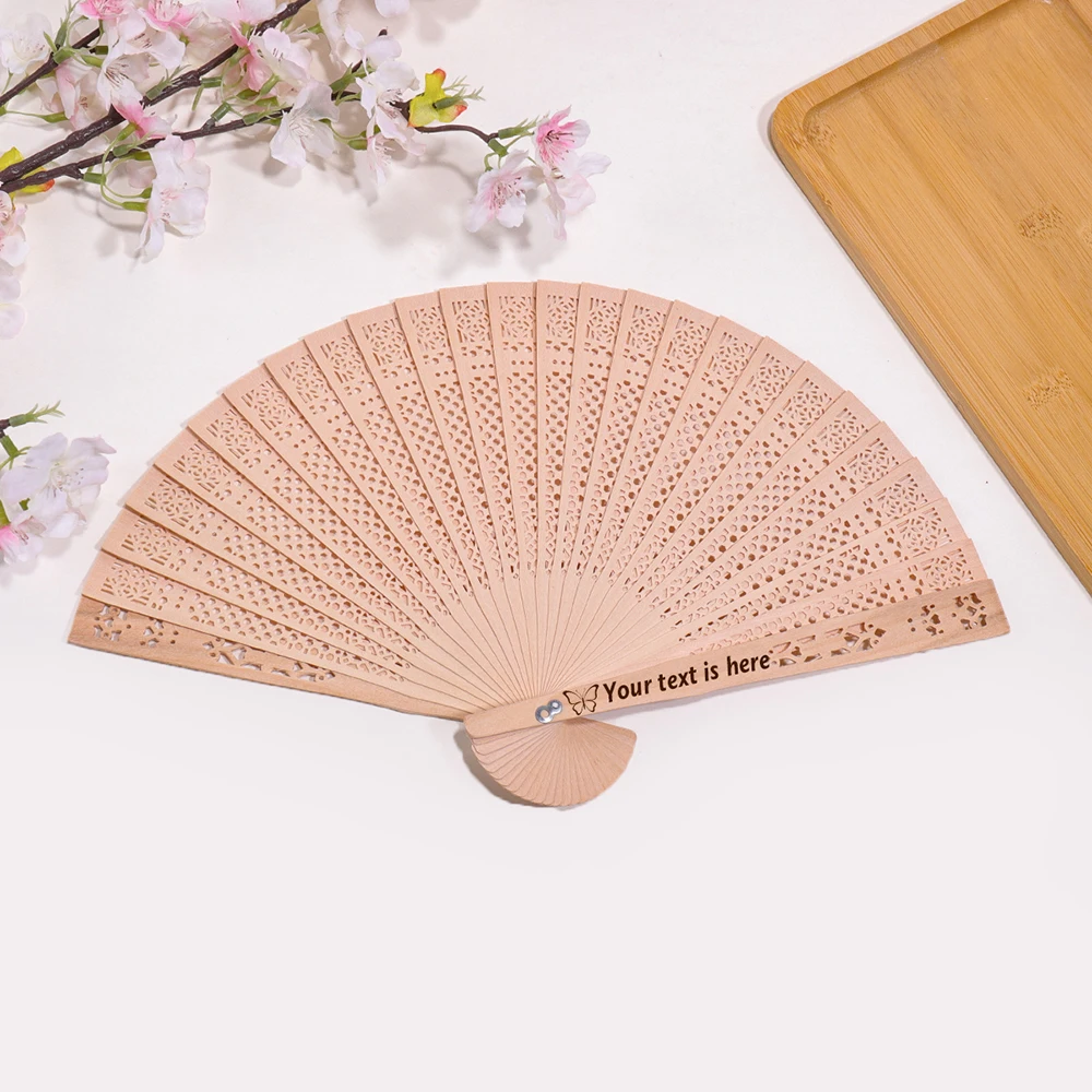 Lot de 5 éventails en bois per - Wedding Souvenir avis et prix