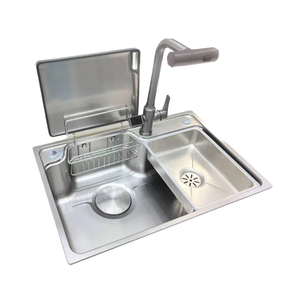 

Multifunctional Stainless Steel 304 Nm Coated Surface Wash Basin Premium Kitchen Sink
