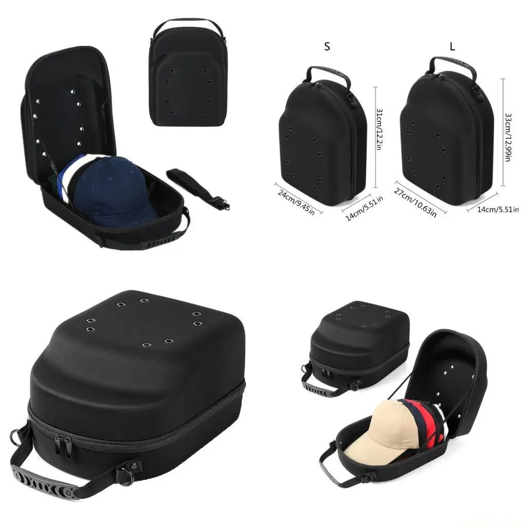 

D46E Многофункциональный держатель для кепок, переноска для шляп, безопасная сумка-органайзер для шляп, портативная коробка для