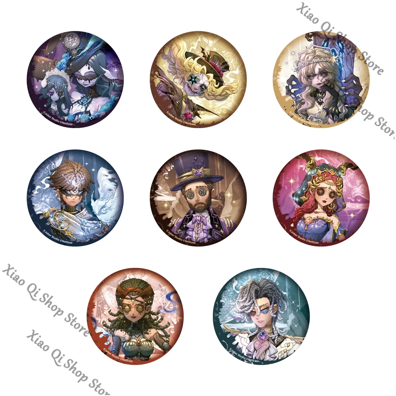 الهوية الخامس لعبة ambitus السحرية فانتوم سلسلة صفيح 65 مللي متر شارة الزجاج بريق شارة دائرية طبعة جامع هدية