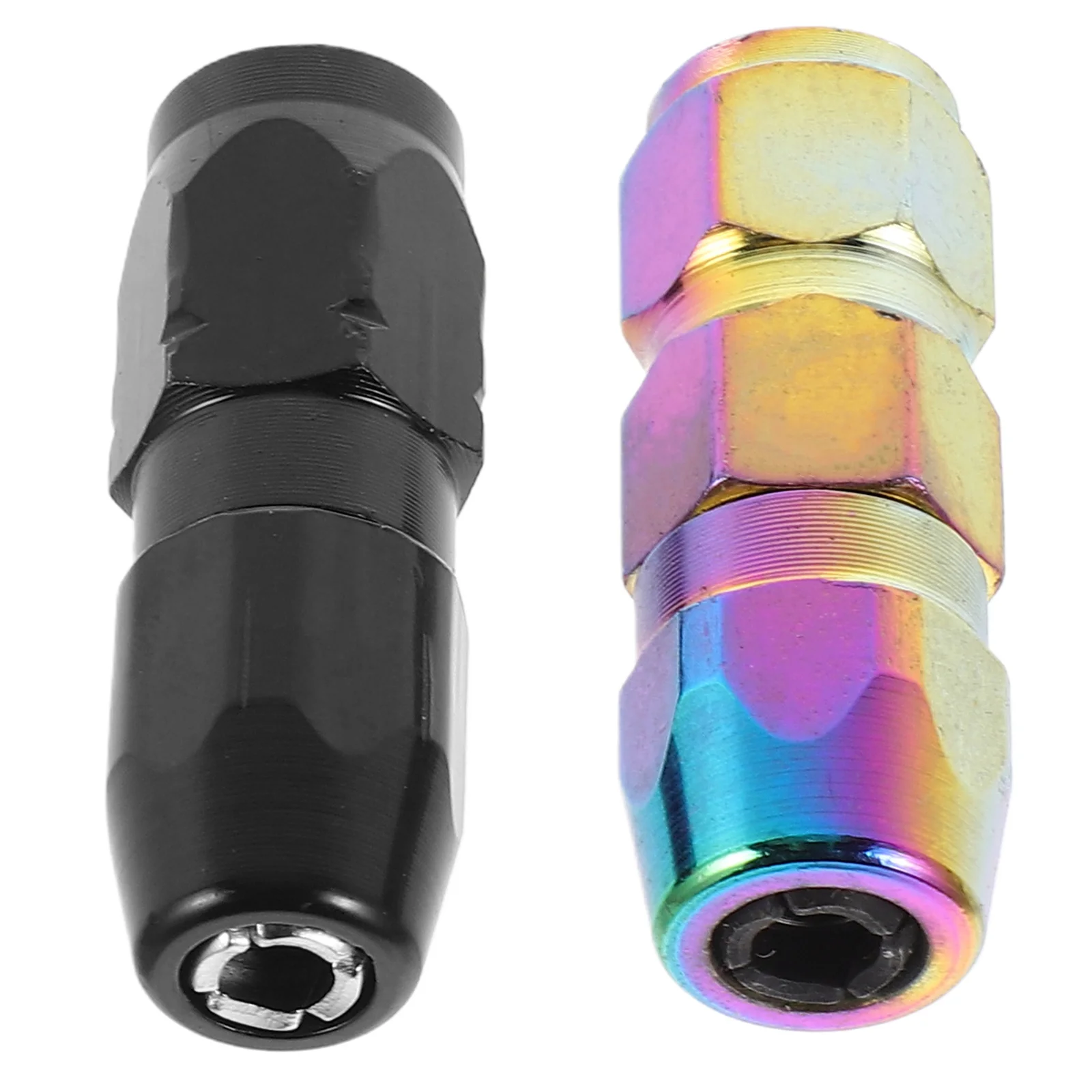 

2Pcs Flat Mouth Grease Gun Nozzle Leak-Proof Coupler Metal Adapter Car Repair Grease Fitting Replacement Kit Hand Tools