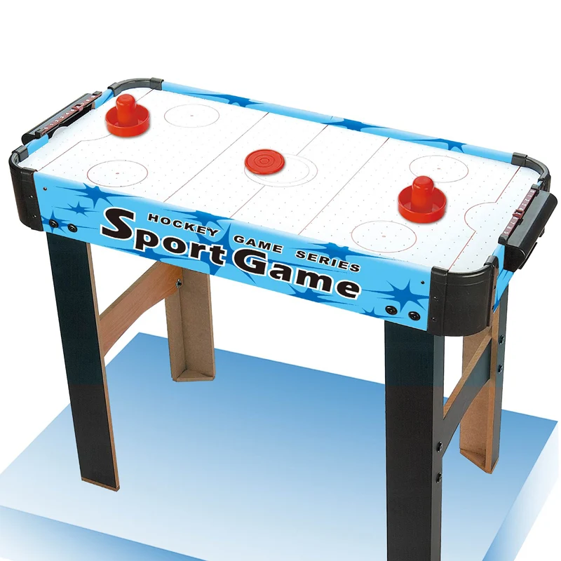 Juegos de mesa de Hockey sobre hielo de madera para niños, Mini juego de mesa de Hockey de aire multifuncional para interiores, entretenimiento para fiesta en casa