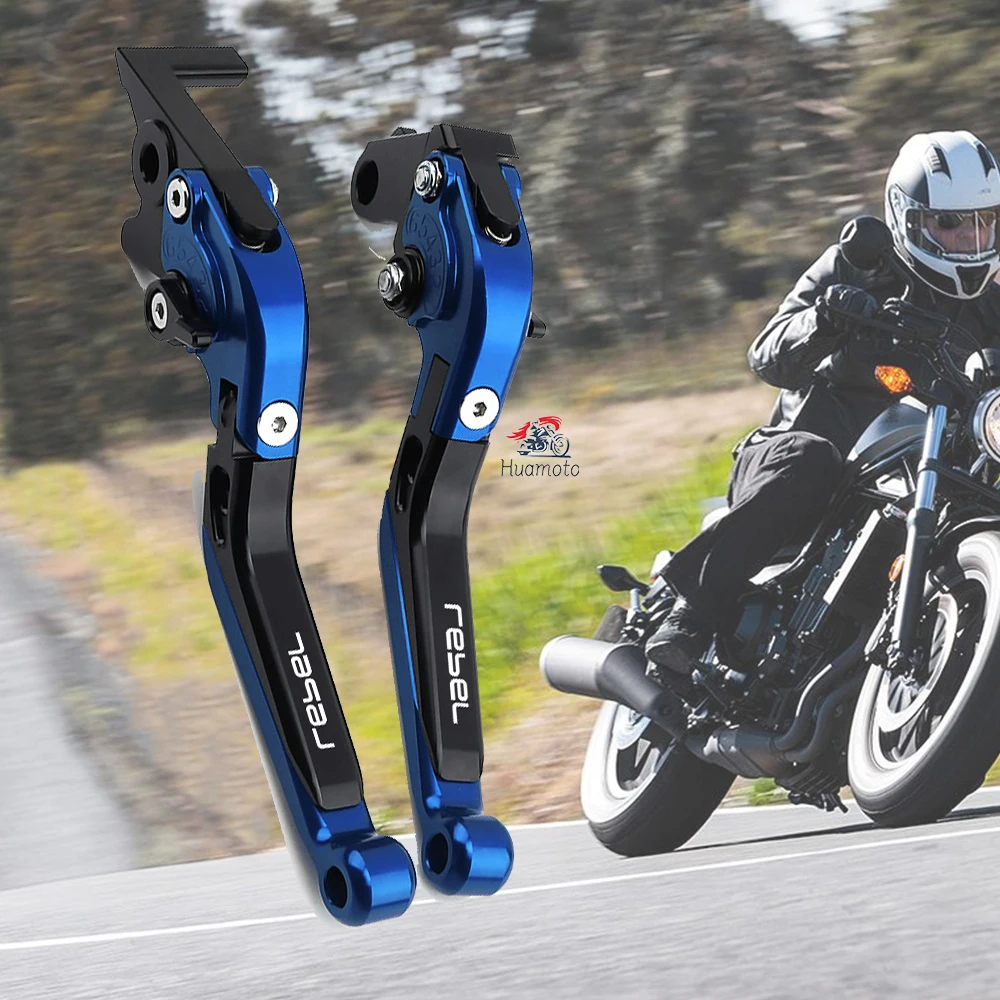 

For Honda Rebel 250 300 500 2017-2022 Adjustable Handle Set Motorcycle Accessories Clutch Lever Brake Set Handle Levers
