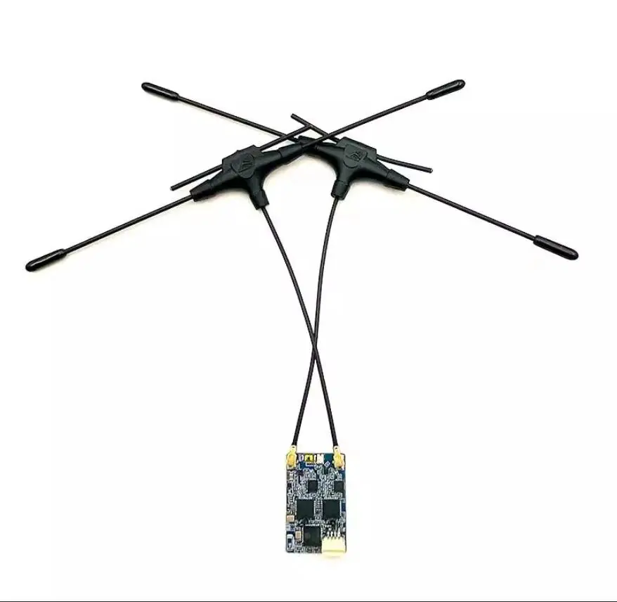 

FPV ELRS Receiver 915Mhz 2.4GHz T-Type Antenna Compatible With TBS Nano Analog Receiver For RC FPV Drone RC Plane RC Cars