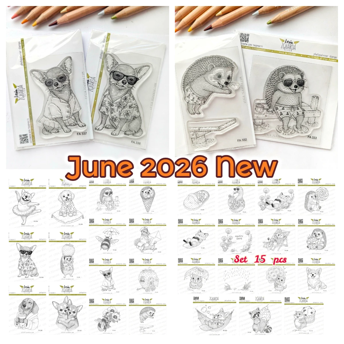 Sellos de Chihuahua y Maltipoo Adorables en una Almohada para DIY, Scrapbooking, Tarjetas de Felicitación, Álbumes, Calendarios, Decoración, Novedad de Junio 2026