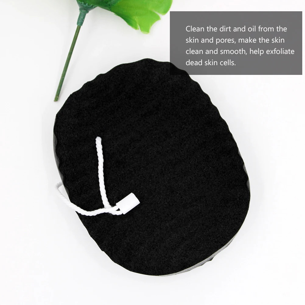 

Face Cleansing Pads Bamboo Charcoal Wash Facial Sponges Washing Puff Skincare