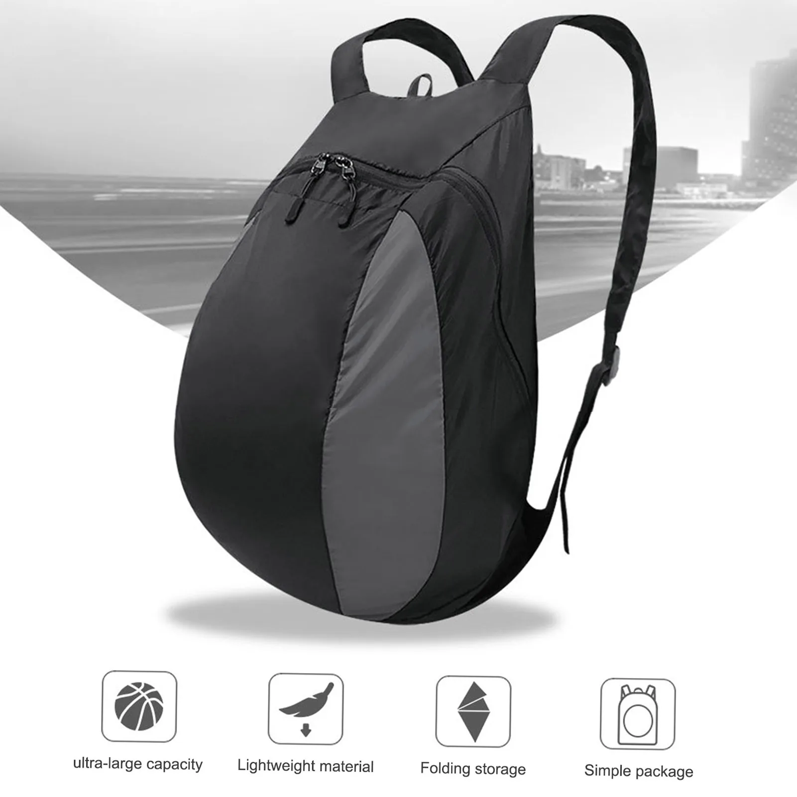 Motorcycle Helmet Backpack Lightweight Storage Carrying Bag for Riding Bicycle Motorcycle Sport Gym Training