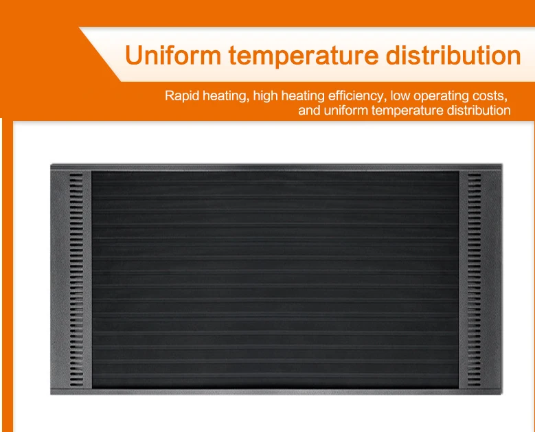 High Quality 1500W Rapid Heating Silicone Bearing Core Energy Saving Far Infrared Radiant Heater  Wholesale Easy Installation