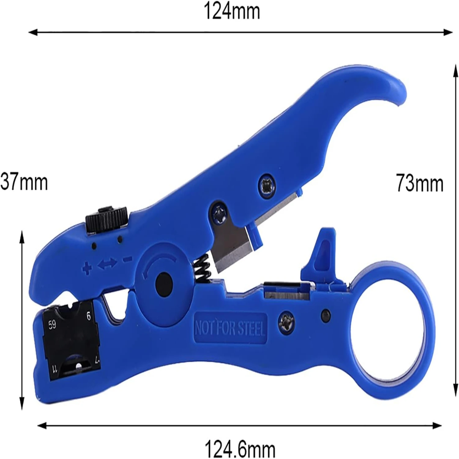 Efficient, Durable, and Reliable Portable Multi-Functional Cable Cutter Stripper for Easy Installation Maintenance in