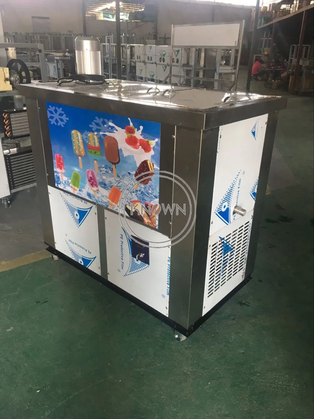 Коммерческая машина для изготовления мороженого, машина для изготовления леденцов, машина для мороженого из нержавеющей стали 304, с 4 формами
