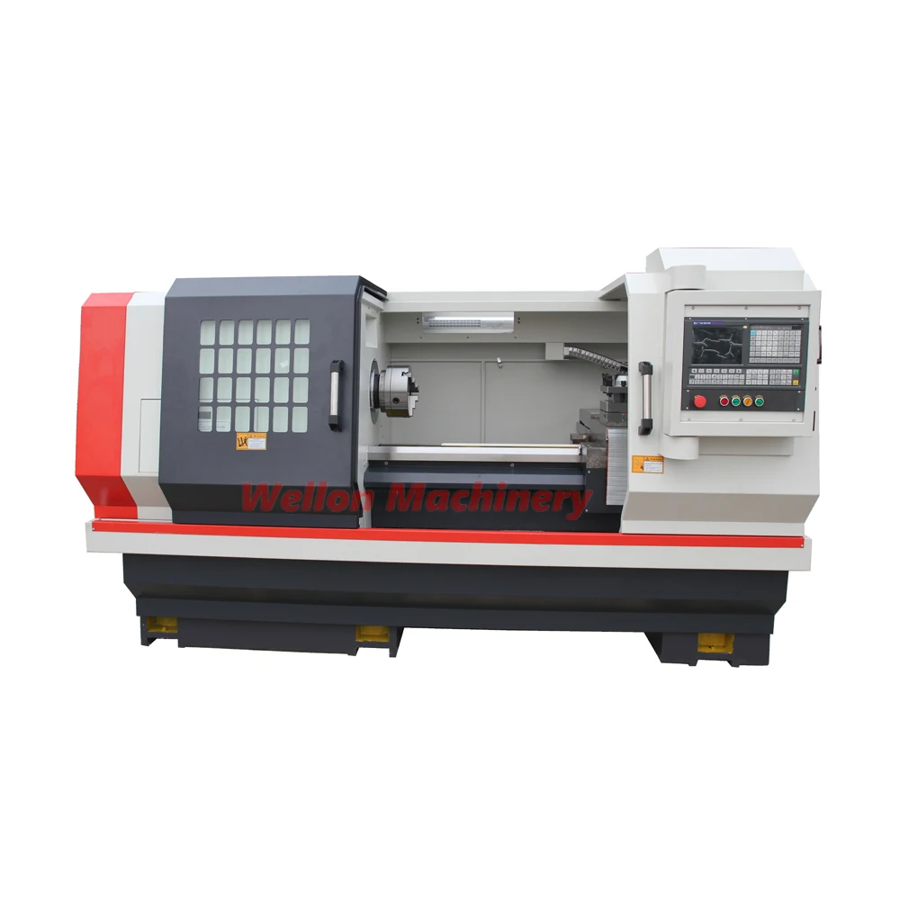 Flat Bed CNC Ck6150 With Precision Horizontal Spindle Automatic Metal Turning Lathe Hine