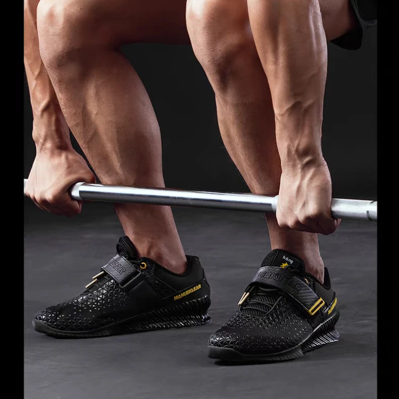 العلامة التجارية الكلاسيكية أحذية تدريب الصالة الرياضية الرجال النساء المطاط وحيد للجنسين القرفصاء الصلب سحب حذاء يمكن ارتداؤها الأزواج رفع الأثقال أحذية رياضية #4