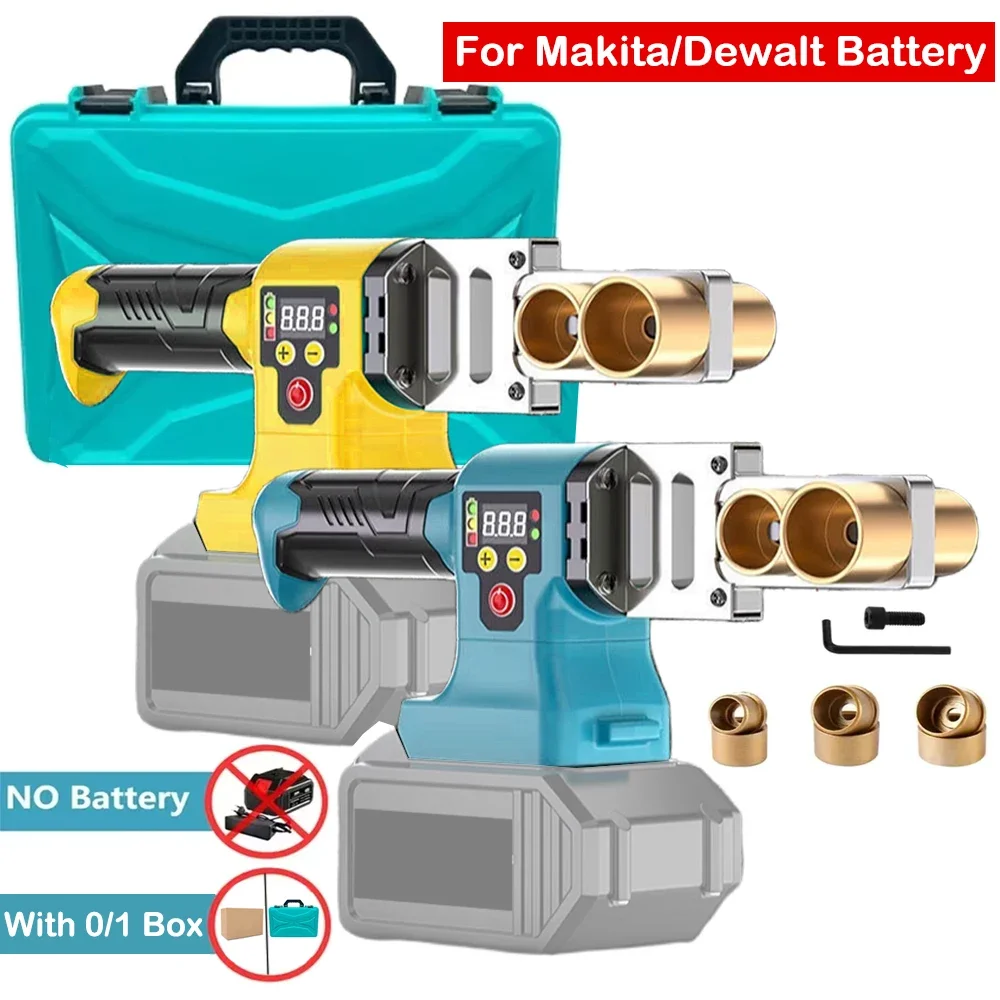 Electric Pipe Welding Machine Cordless Fuser PPR PE Soldering Iron Plastic Tube PP Heating Hot Melt Fit Makita/Dewalt No Battery