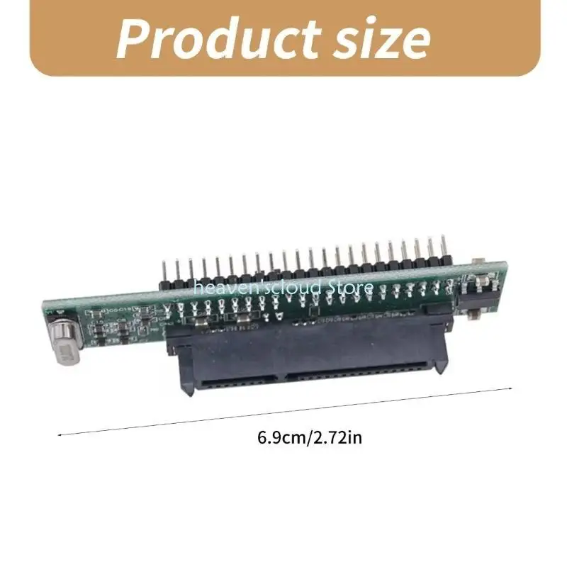 Y88B 2.5 to 2.5 IDE Converters Female to IDE Male Adapter with 44PIN Port 1.5Gbs Speed for Large Capacity Hard Disks