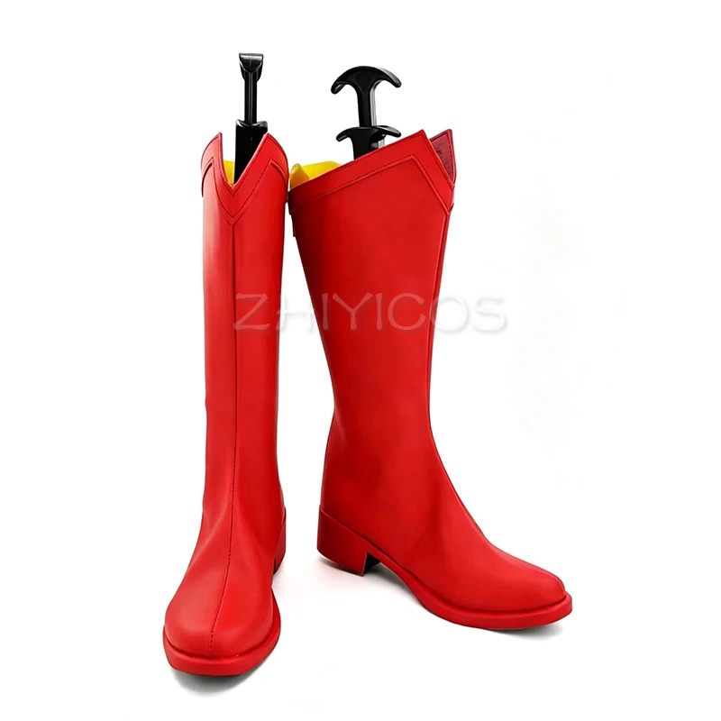 New Super Hero Men Cosplay Shoes Red Boots American Movie Hero Cosplay Carnival Halloween Cosplay Shoes for Men Women - view 3