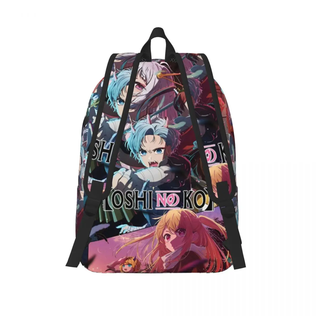 Mochila Oshi não Ko para homens e mulheres, mochila de manga de anime, mochila de viagem para estudantes do ensino médio