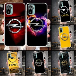Opel Logo Car Soft Phone Case For Xiaomi Redmi Note 15 14 14S 13 12 Pro Plus 12S 11 11S 11E 10 10S 11T 5G Fundas Coque Redmi Not