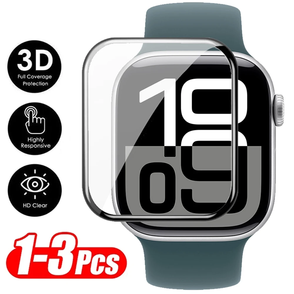Screen Protector For Apple Watch Series 11 10 9 8 SE3 46mm 42mm 41mm 45mm 40mm 44mm Film Accessories For iWatch Ultra 3 2 1 49mm