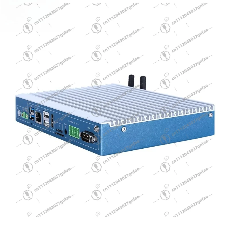 Fanless Industrial Mini PC Aluminum Chassis Small Box Ubuntu Linux Custom OEM ODM Stock for Embedded System Factory PC