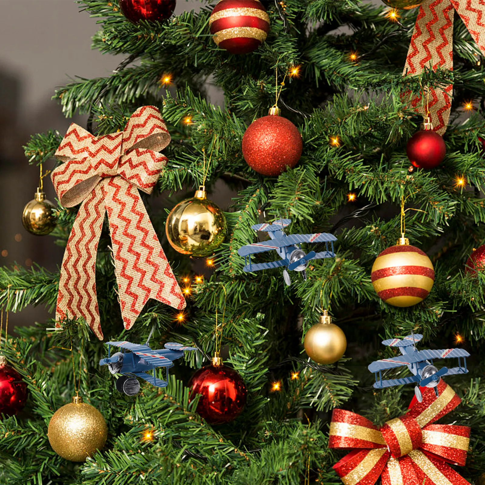 

Airplane Cake Topper Cute Cupcake Decoration for Birthday Party Favor Kids Gift Wedding Decoration Finger Airplane