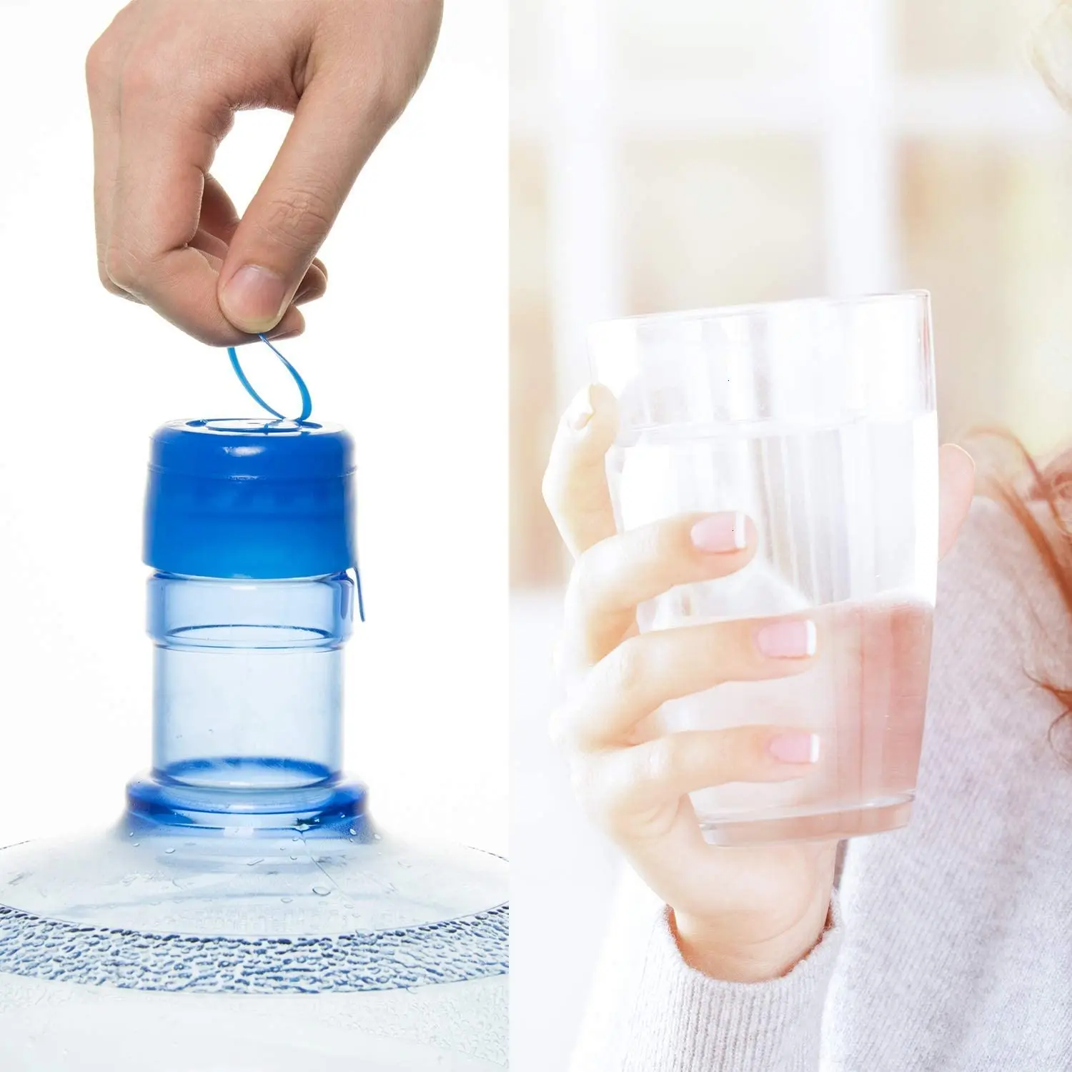 30 عبوة من أغطية الزجاجات غير القابلة للانسكاب، أغطية زجاجات مضادة للرذاذ، قابلة لإعادة الاستخدام لأباريق المياه، أغطية قابلة لإعادة الاستخدام لأباريق موزع المياه