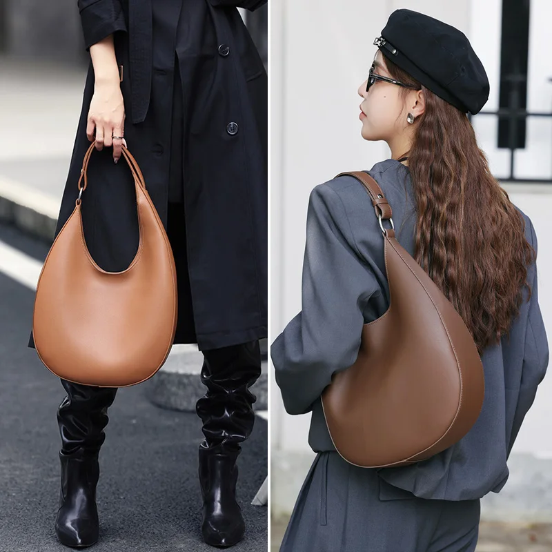 2024 Luxury Design Fashion Female Crescent Women Underarm Tote Bags Elegant Lady Shoulder Messenger Crossbody New Style Pouch