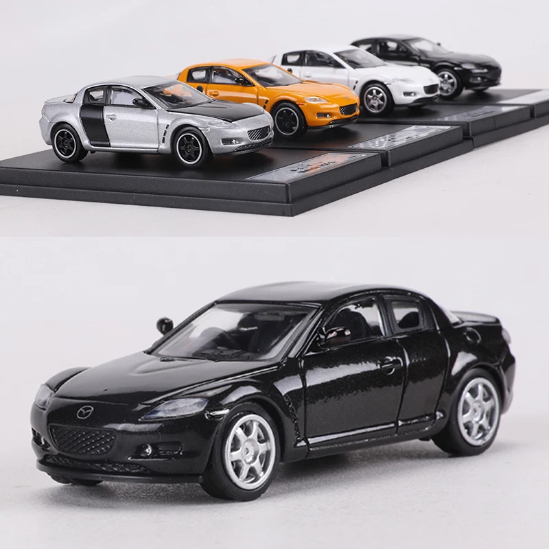 

DCT 1/64 Mazda RX8 автомобильные игрушки из сплава, моторный автомобиль, литая под давлением металлическая модель, детский рождественский подарок, игрушки для мальчиков
