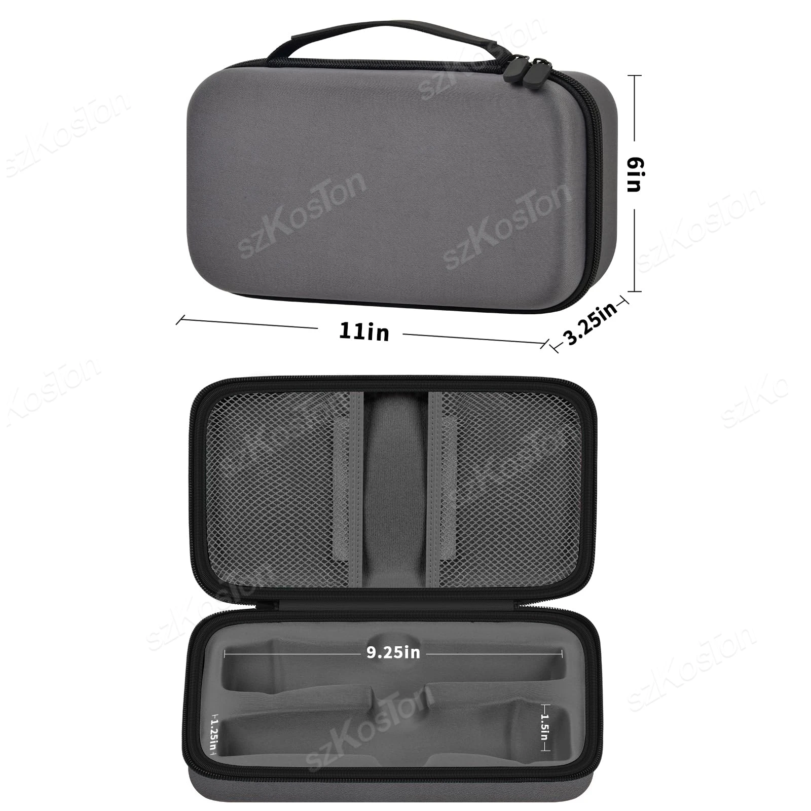 Portable Storage Bag Wireless Microphone Carrying Case For JBL PartyBox Wireless Two Microphone System for Karaoke Microphone